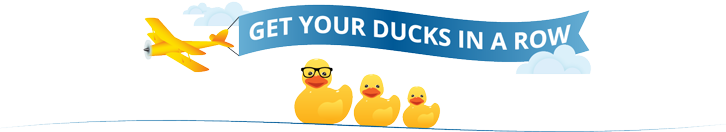 Get your ducks in a row logo 